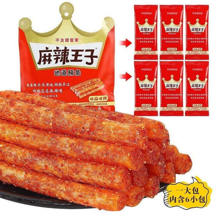 Big Bar, Internet Celebrity Snack, Slightly Very Spicy, Individually Small Package Latiao Spicy Prince Snack Makanan